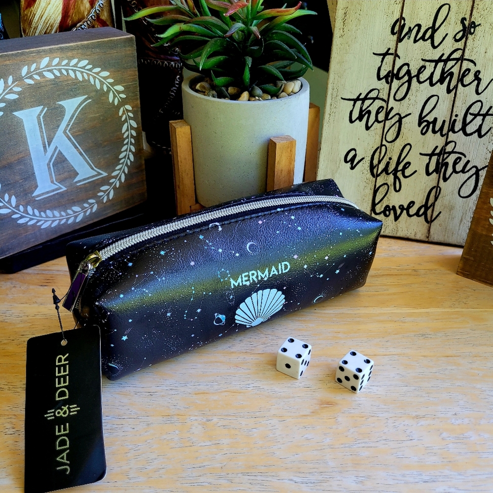 Jade & Deer Mermaid Pouch